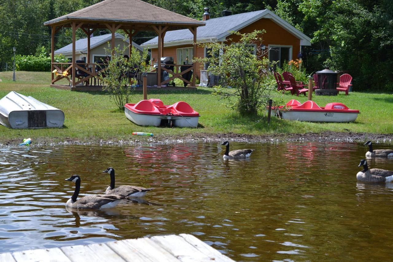 Les 4 Chalets - Le 605 Lac-Saint-Paul Exterior photo